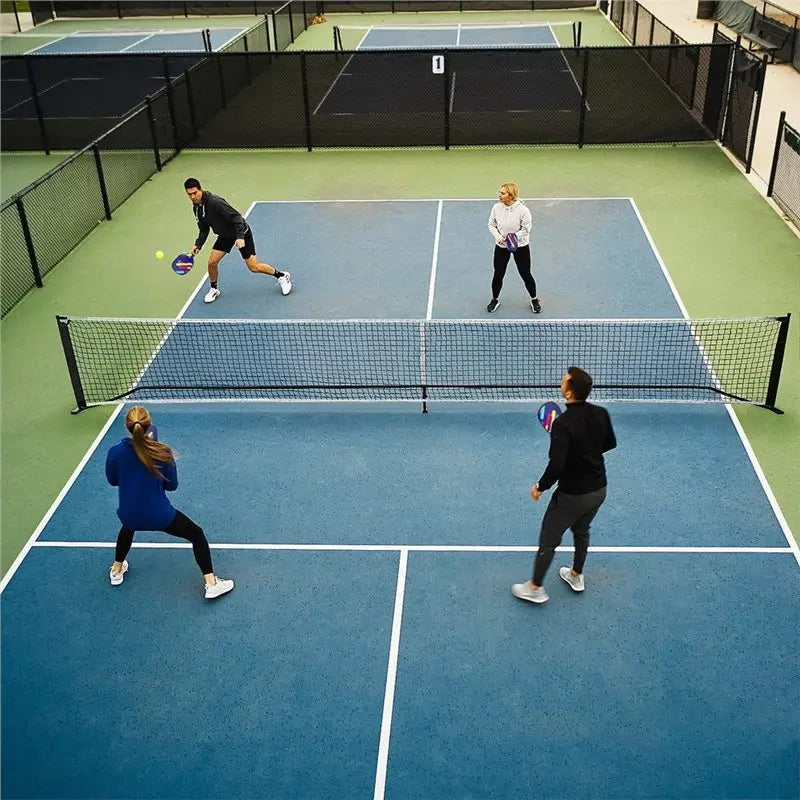 [NEW!ABKG】 Portable Pickleball Net 22Ft Adjustable Indoor Outdoor Pickle Ball Net For Backyard Schools Community Centers