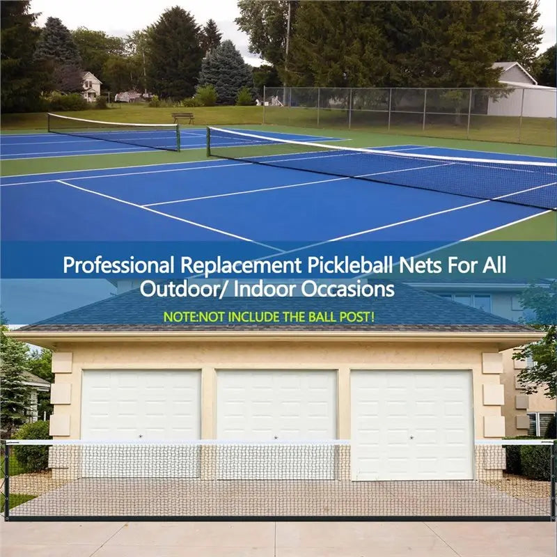 [NEW!ABKG】 Portable Pickleball Net 22Ft Adjustable Indoor Outdoor Pickle Ball Net For Backyard Schools Community Centers
