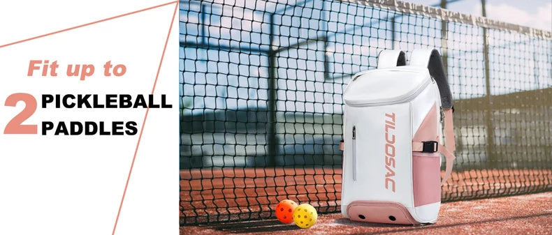Unisex Padel Pickleball Racquet Backpack Waterproof Large Capacity Badminton Pickleball Racket Bag Pickleball Padel Sports Bag